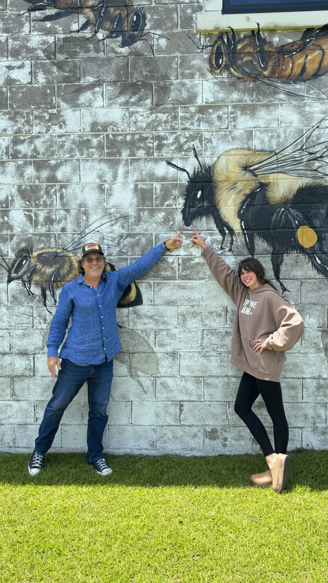 Ella Langley and Ted Dennard at Beetopia. 