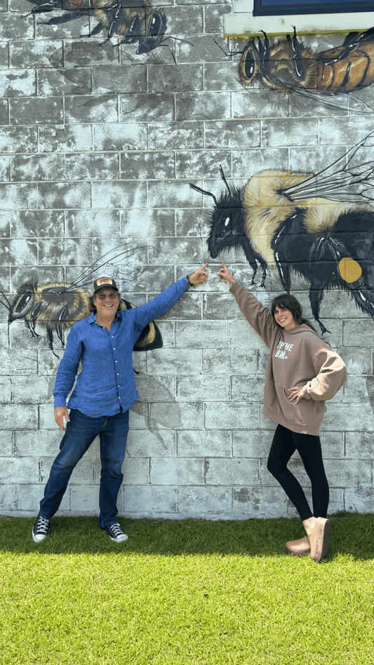Ella Langley and Ted Dennard at Beetopia. 