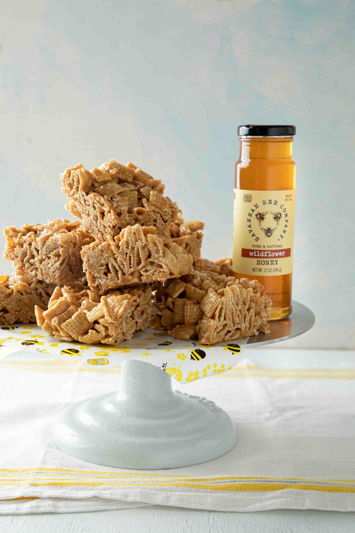 Honey-Peanut Butter Rice Cereal Treats