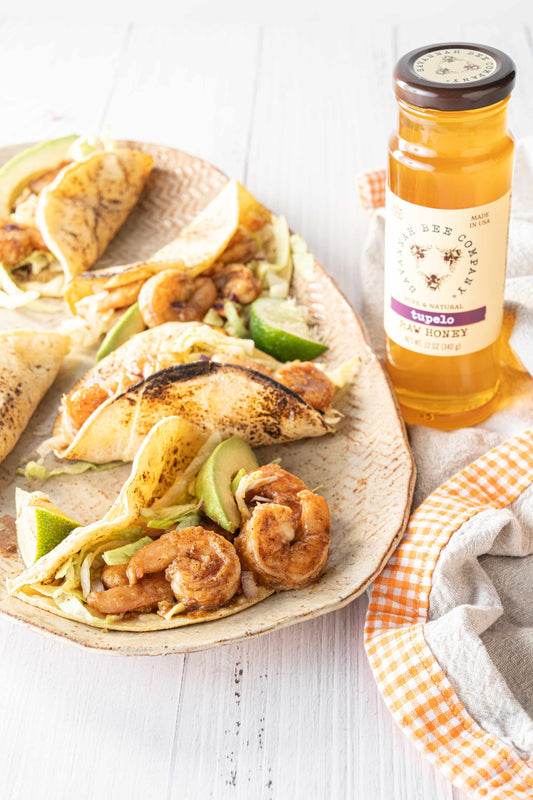 honey-chili-butter-shrimp-tacos