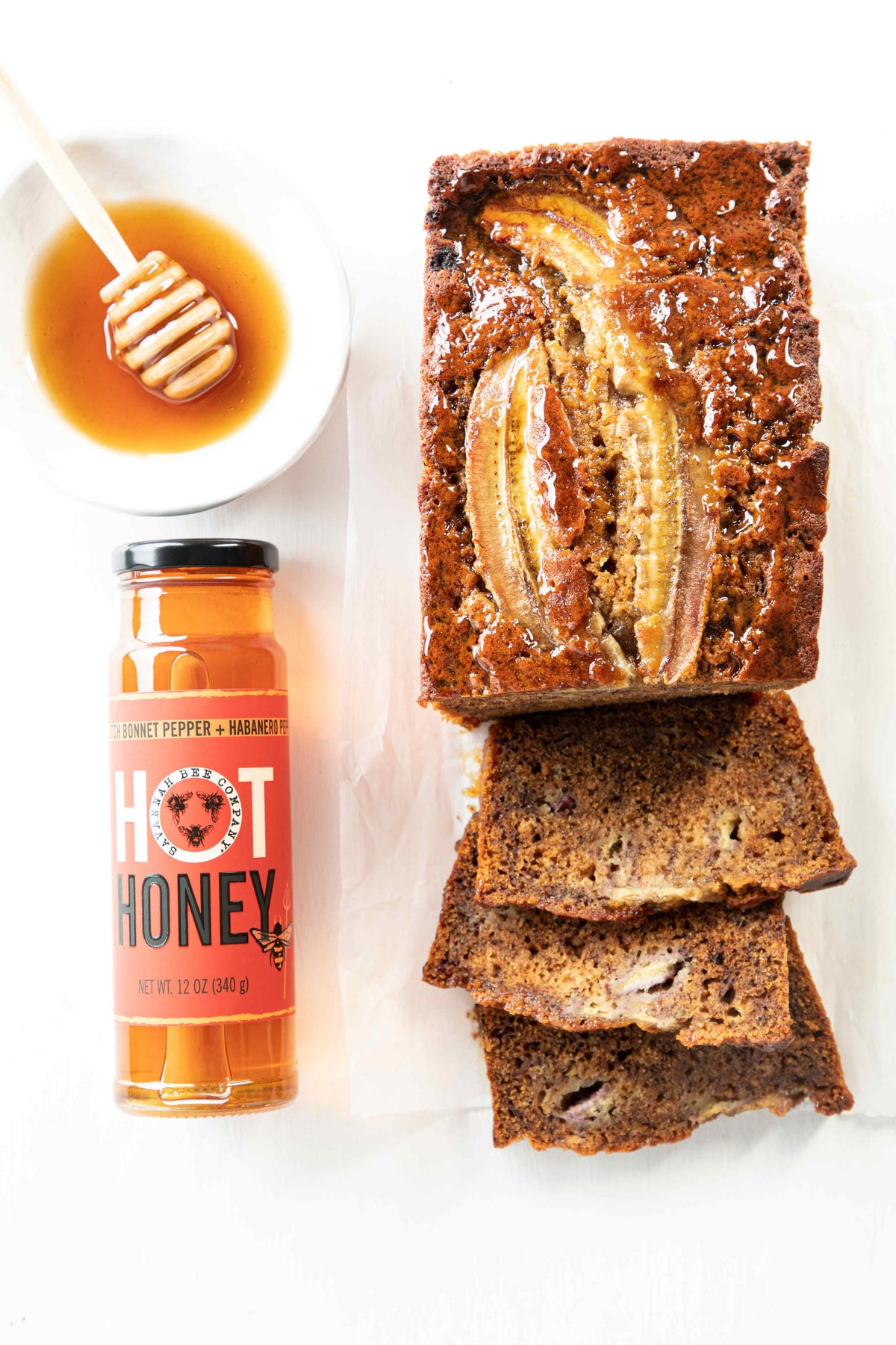 Hot Honey Banana Bread