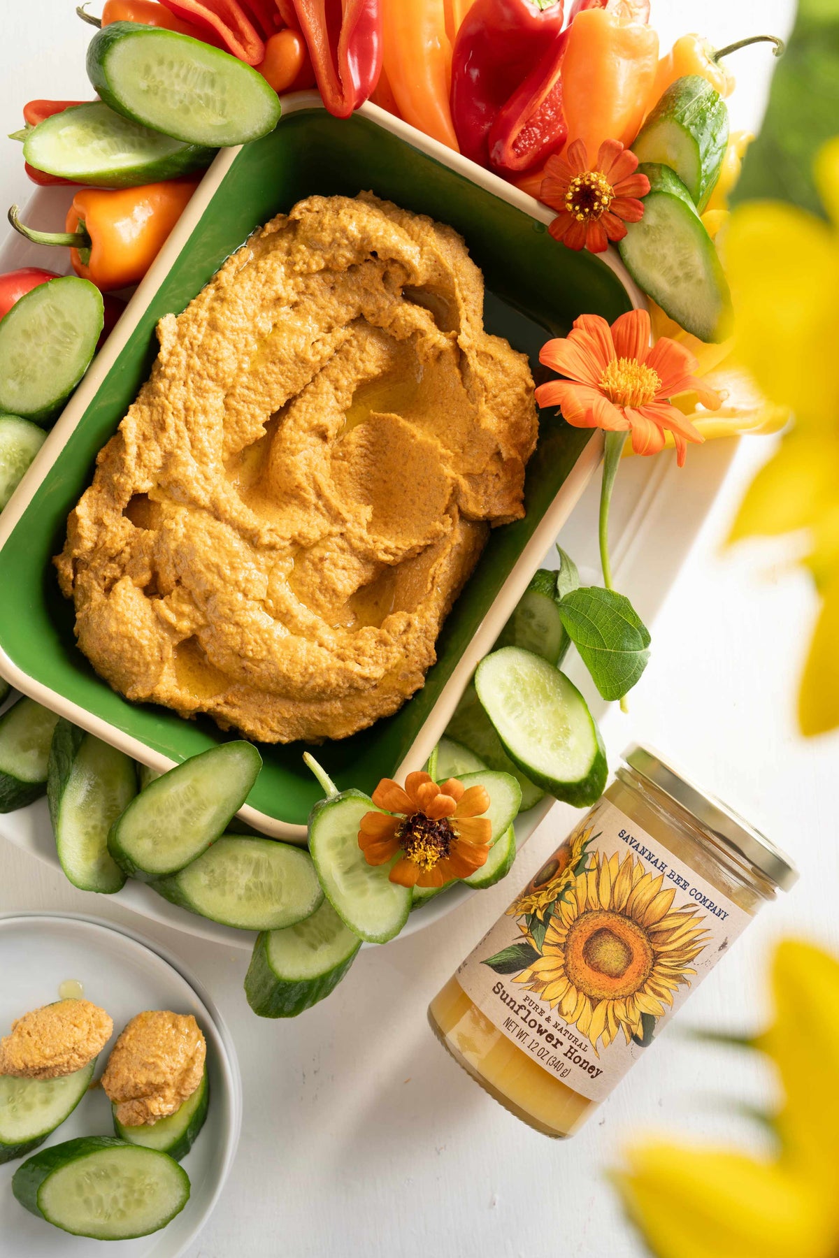 Sunflower Honey Hummus