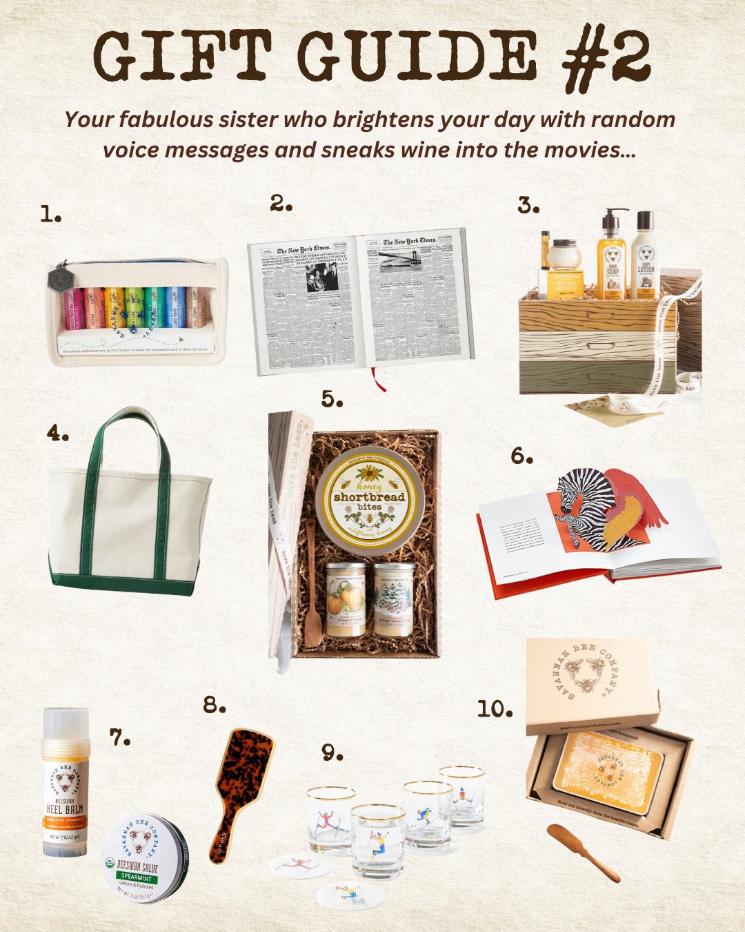 Sweet Sister Gift Guide