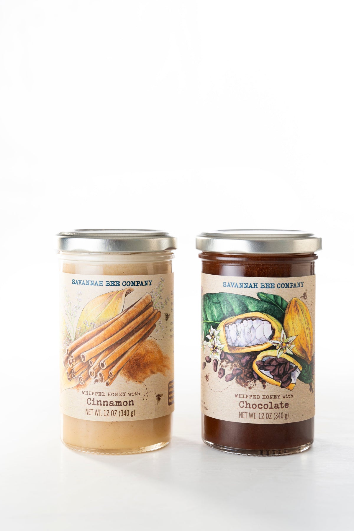 Cinnamon and Chocolate 12oz Whipped Honey Gift Set